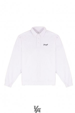 Ropa De Abrigo YoungLA The Modern Polo Hombre Blancas | 60WPCKULB