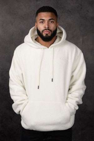Ropa De Abrigo YoungLA The Plush Pullovers Hombre Blancas | 12JHGSCNX