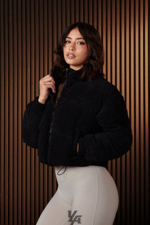 Ropa De Abrigo YoungLA Urban Puffer Mujer Raven | 96OXGEPRZ