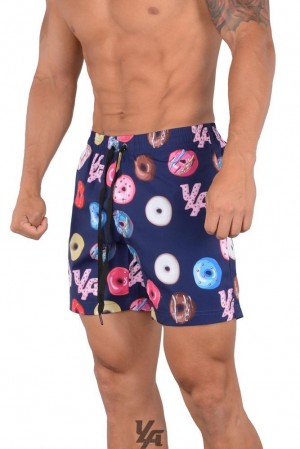 Short YoungLA Abstract Swim Shorts '22 Hombre Donut | 48AXGEBVY