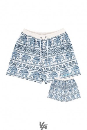 Short YoungLA After Party Shorts Hombre Tribal Elephants | 79YDPZGKO