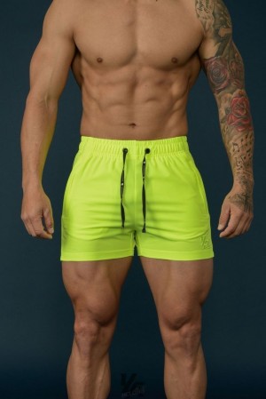 Short YoungLA Bodybuilding Shorts Hombre All Neon | 27JSTALHU