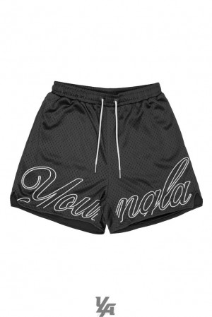 Short YoungLA Championship Shorts Hombre Negras | 16ZNOUPHW