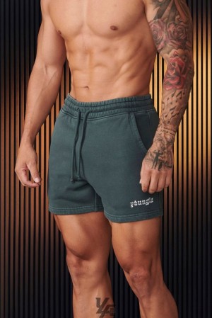 Short YoungLA Chrome Shorts Hombre Turquesa Azules | 06DUJQERT