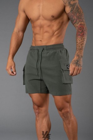 Short YoungLA Cloud Cargo Shorts Hombre Verde | 93AVNGXSL