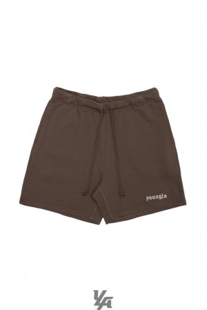 Short YoungLA Earthy Collection Shorts Hombre Chocolate | 64JVXKBDY