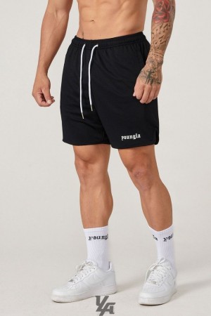 Short YoungLA Game-time Shorts & Socks Set Hombre Negras | 43SLHZUPY