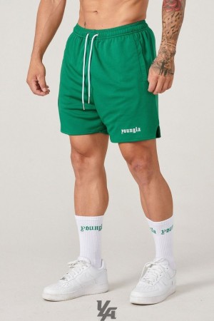 Short YoungLA Game-time Shorts & Socks Set Hombre Verde | 26SPEDBUY
