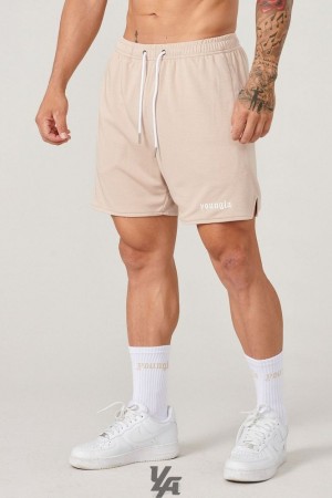 Short YoungLA Game-time Shorts & Socks Set Hombre Marrones | 79VCYNUJK