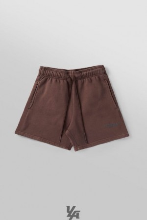 Short YoungLA Immortal Club Shorts Hombre Marrones Azules | 26NWBFXDY