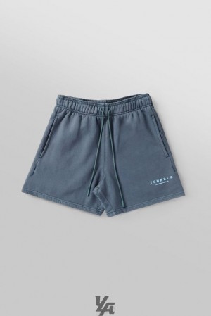 Short YoungLA Immortal Club Shorts Hombre Azules | 75YQPNVXG