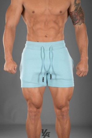 Short YoungLA Interlock Shorts Hombre Azules | 03LDRXGPA