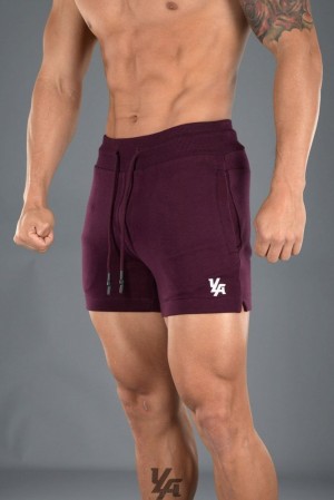 Short YoungLA Interlock Shorts Hombre Moradas | 42TMOXCAN