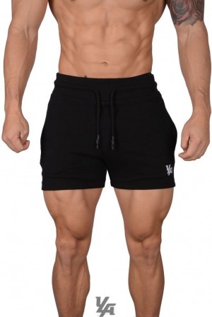 Short YoungLA Interlock Shorts Hombre Negras | 61JVCAEBW