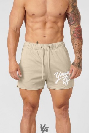 Short YoungLA Shorts August 8th Hombre Marrones | 38HNYKLUT