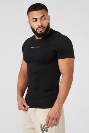 Short YoungLA Supervillain Compression Tees Hombre Negras | 17SOYKINJ
