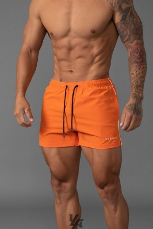 Short YoungLA Swim Shorts Hombre Naranjas | 15QBWDEJC