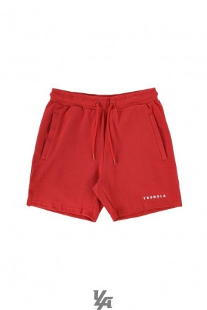 Short YoungLA The Perfect Shorts Hombre Rojas | 15EOQRZFX