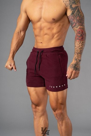 Short YoungLA The Perfect Shorts Hombre Burdeos | 01HAQWTXE