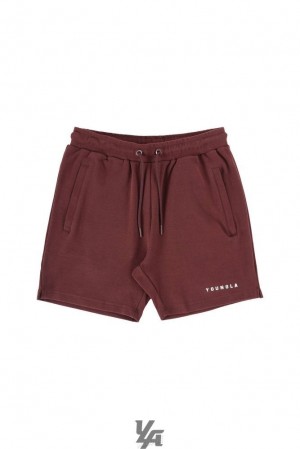 Short YoungLA The Perfect Shorts Hombre Burdeos | 61NQLOKPJ