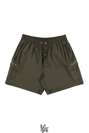Short YoungLA The Weekender Shorts Hombre Verde Oliva | 74TZSVBNQ