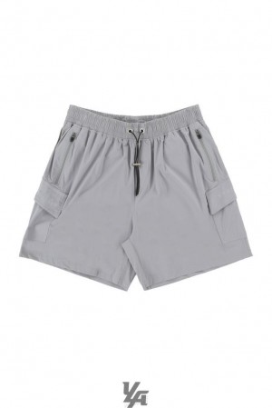 Short YoungLA The Weekender Shorts Hombre Gris Claro | 53BGOVCEP