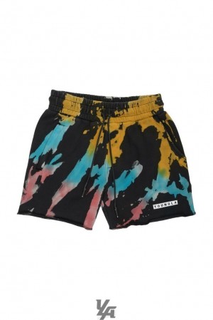 Short YoungLA Tie Dye Shorts Hombre Carnival | 68ZALXQYW