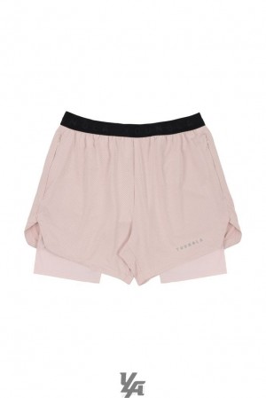 Short YoungLA Trilogy Compression Shorts Hombre Beige | 25VAWGNPB