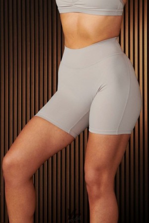 Short YoungLA Urban Biker Shorts Mujer Moonstone | 92TDCLEXR