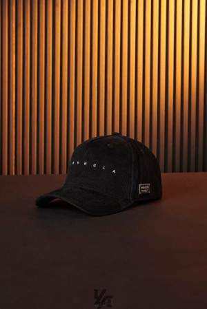 Sombreros YoungLA Corduroy Hats Hombre Negras | 96IOBAQSJ