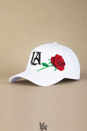 Sombreros YoungLA Rose Hats Hombre Blancas | 93PGRILOT