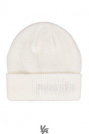 Sombreros YoungLA Testament Beanies Hombre Blancas | 58BOZCNXL