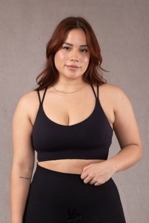 Sujetador Deportivo YoungLA Asana Sports Bra Mujer Negras | 30LMOJBQN