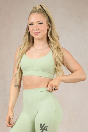 Sujetador Deportivo YoungLA Asana Sports Bra Mujer Matcha | 63JBCEYWU