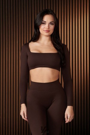 Sujetador Deportivo YoungLA Curve Long Sleeve Sports Bra Mujer Bossy | 18WGQATMS