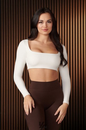 Sujetador Deportivo YoungLA Curve Long Sleeve Sports Bra Mujer Salty | 73FAJIZUG