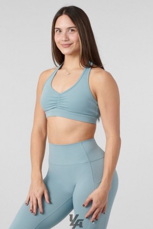 Sujetador Deportivo YoungLA Power Backless Sports Bra Mujer Slate | 61ZYJUNCP