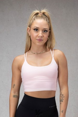 Sujetador Deportivo YoungLA Progress Sports Bra Mujer Rosas | 12LGCDBUP