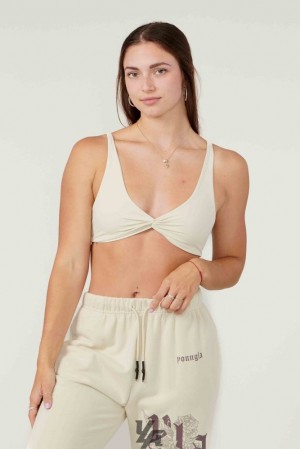 Sujetador Deportivo YoungLA Spiral Sports Bra Mujer Blancas | 79UKXYSPN