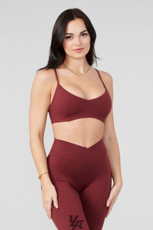 Sujetador Deportivo YoungLA Vital Sports Bra Mujer Burdeos | 42USGCHJT