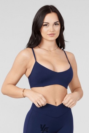 Sujetador Deportivo YoungLA Vital Sports Bra Mujer Azules | 86HWQTAFB