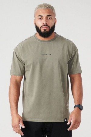 Tops YoungLA Essential Jacked Tees Summer 23' Hombre Naranjas Azules | 59ITBFDPY