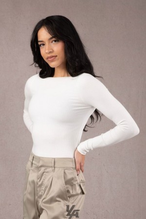 Tops YoungLA Grace Top Mujer Coconut Milk | 92HXWPZTY